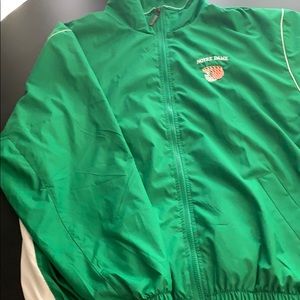 Norte dam basket jacket xl
